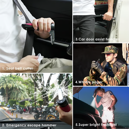 💝5-in-1 car handle assisted emergency escape system