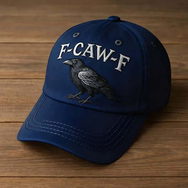 🧢🐦‍⬛ Make a bold statement with "F-CAW-F" Raven Cap - vintage style, premium embroidery, now 40% OFF! 🔥