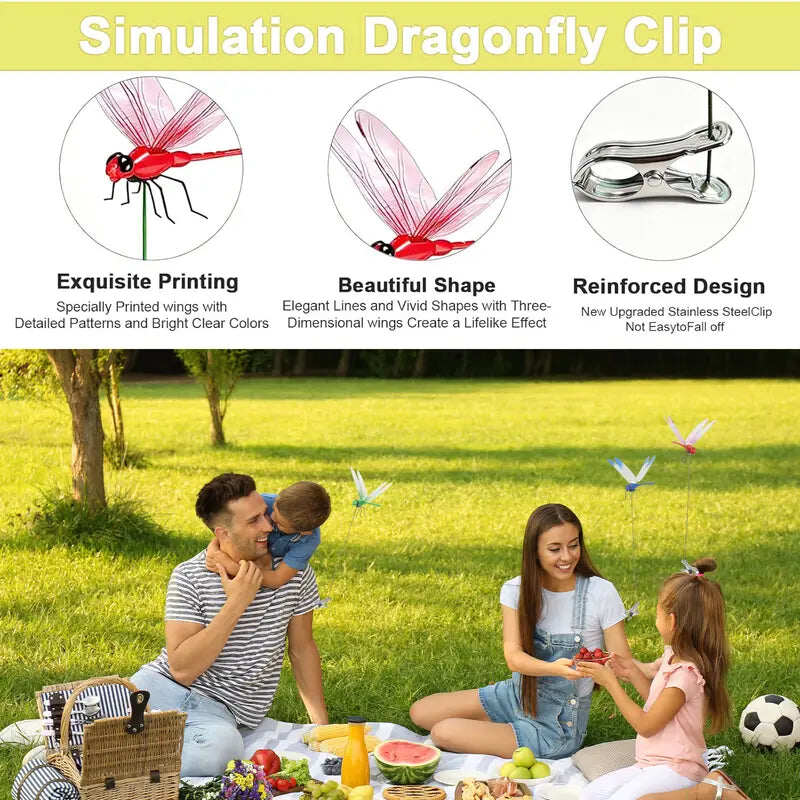 💥 Hot Sale 🌟 Fake Dragonfly Rod Clip