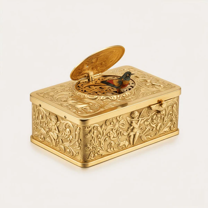 🔥Factory special $39.99🐦️European Three-dimensional Embossed Bird Music Box