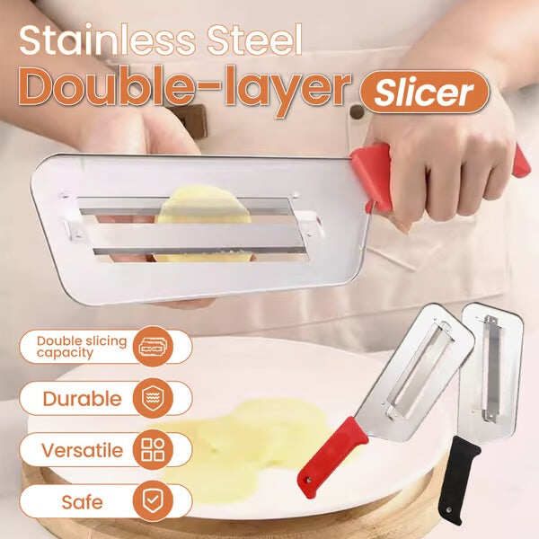 🔥Hot Sale 50% OFF🔥Dual Blade Slicing Knife
