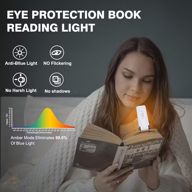 🎁Gift Choice 💡Portable USB Rechargeable Reading Lamp