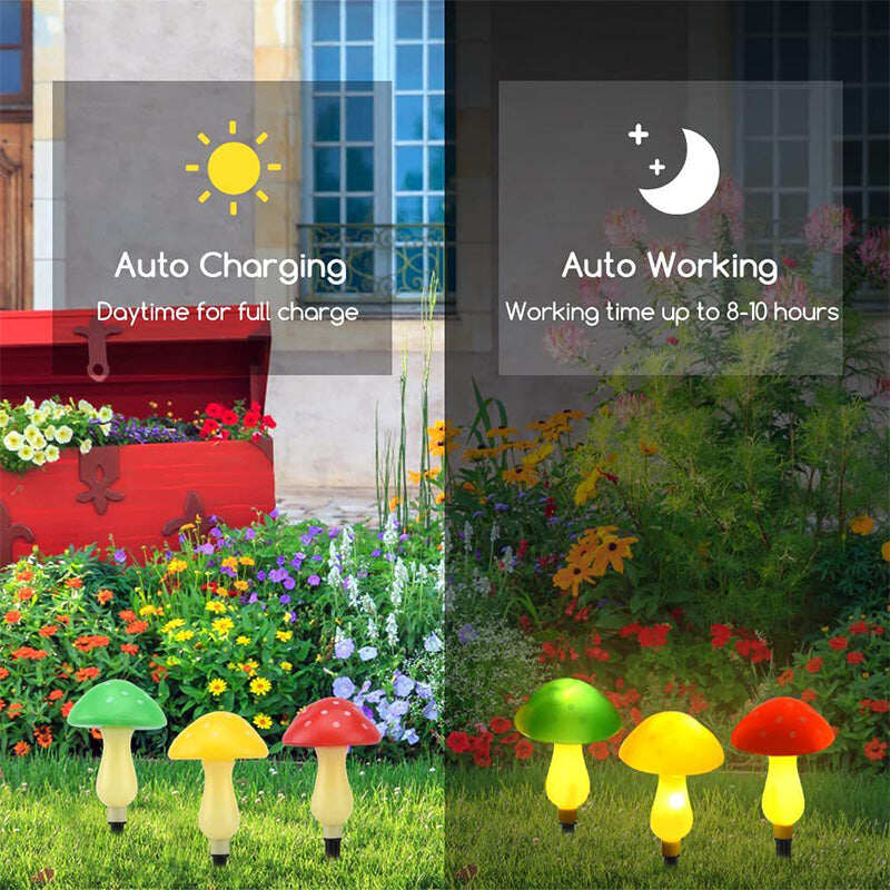 💥 Hot Sale 🌟 Waterproof Solar Mushroom Lamp