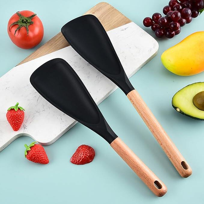 🔥Hot Sale 50% OFF🔥2-in-1 multi-function silicone spatula spoon