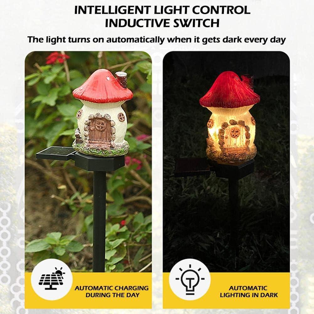 💥 Hot Sale 🌟 LED Solar-Powered Resin House Light