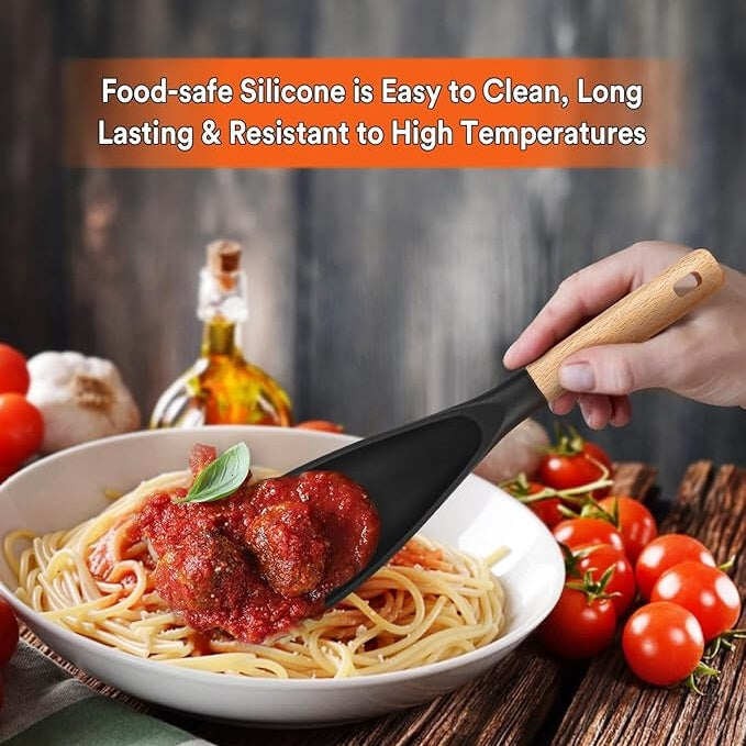 🔥Hot Sale 50% OFF🔥2-in-1 multi-function silicone spatula spoon