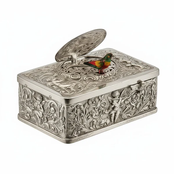 🔥Factory special $39.99🐦️European Three-dimensional Embossed Bird Music Box