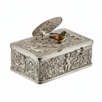🔥Factory special $39.99🐦️European Three-dimensional Embossed Bird Music Box