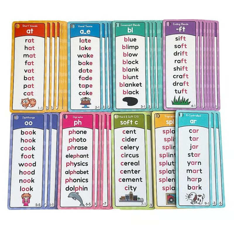 🔥Hot Sale 50% OFF🔥Phonics Word List Card Set