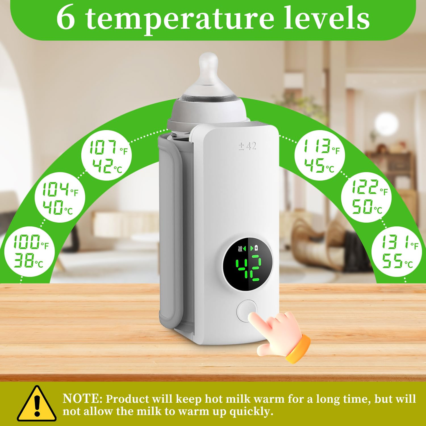 👶Baby Products 🍼Portable Bottle Warmer for Travel