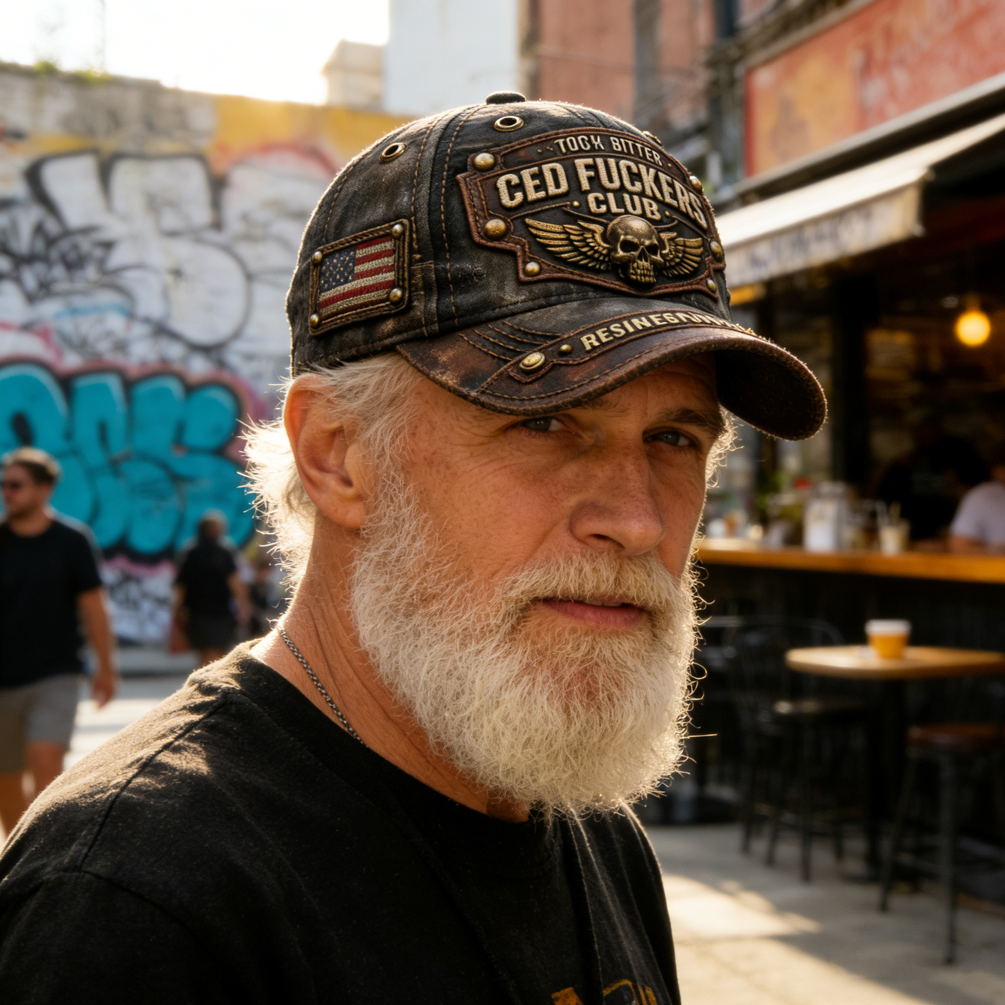 🏆Flash Sale 60%OFF ❤️Old Fuckers Club Handmade Vintage Baseball Cap🎁Buy 3 Free Shipping