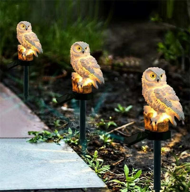 🔥 Holiday Special 50% OFF 🔥 Waterproof Solar Owl Light