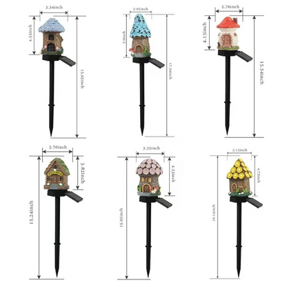 💥 Hot Sale 🌟 LED Solar-Powered Resin House Light
