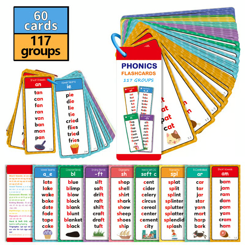 🔥Hot Sale 50% OFF🔥Phonics Word List Card Set