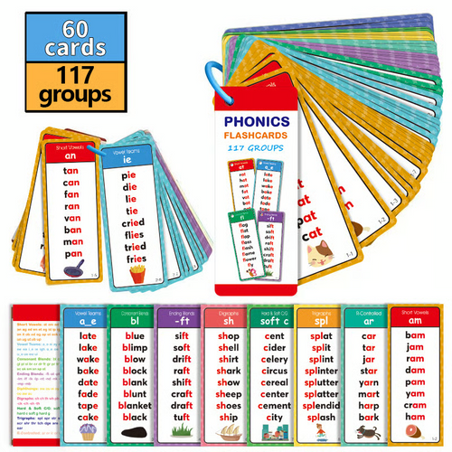 🔥Hot Sale 50% OFF🔥Phonics Word List Card Set