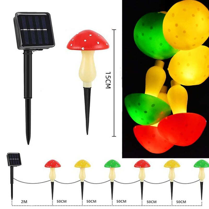 💥 Hot Sale 🌟 Waterproof Solar Mushroom Lamp