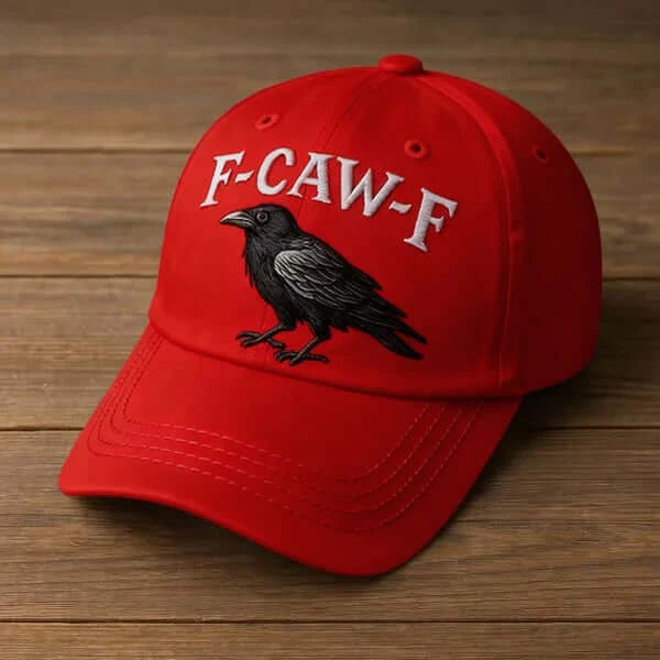 🧢🐦‍⬛ Make a bold statement with "F-CAW-F" Raven Cap - vintage style, premium embroidery, now 40% OFF! 🔥