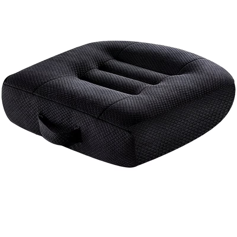 Adult booster seat cushion for shorter drivers, car safety seat cushion