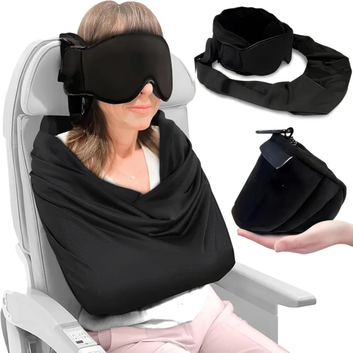 3-in-1 Airplane Sleep Support System – Travel Comfort Set