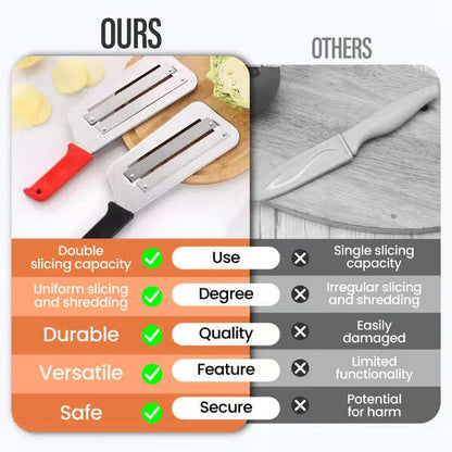 🔥Hot Sale 50% OFF🔥Dual Blade Slicing Knife