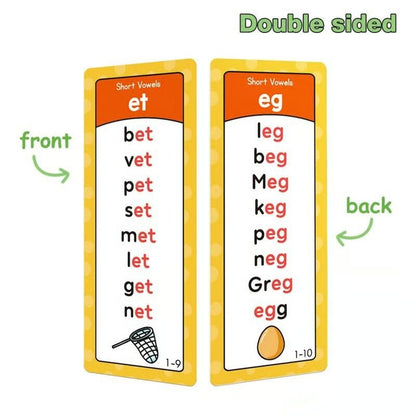 🔥Hot Sale 50% OFF🔥Phonics Word List Card Set