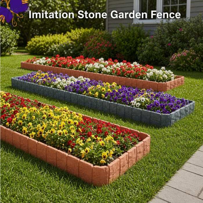Limited Stock Left🌻🛠️Imitation Stone Garden Fence