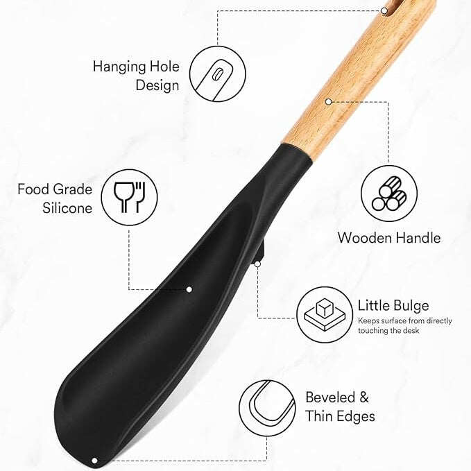 🔥Hot Sale 50% OFF🔥2-in-1 multi-function silicone spatula spoon