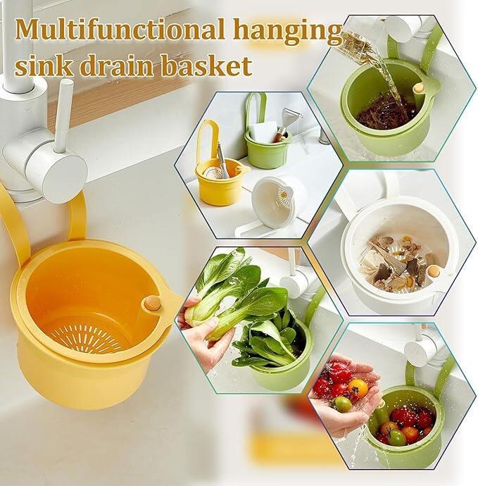 🔥Hot Sale 50% OFF🔥Multifunctional hanging sink drain basket