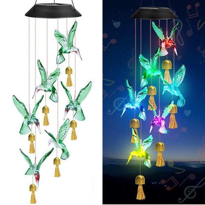 💥 Hot Sale 🌟 Color-changing LED Creative Solar Wind Chimes